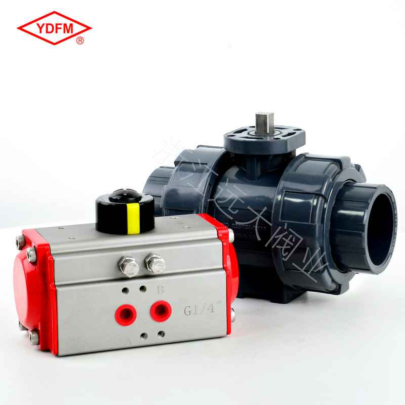 气动UPVC直通球阀